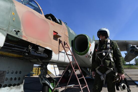 Работа штурмовой авиации ВС РФ на Харьковском направлении