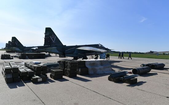 Работа штурмовой авиации ВС РФ на Харьковском направлении