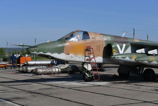 Работа штурмовой авиации ВС РФ на Харьковском направлении