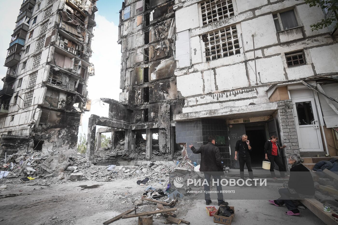 Мирная жизнь в Мариуполе