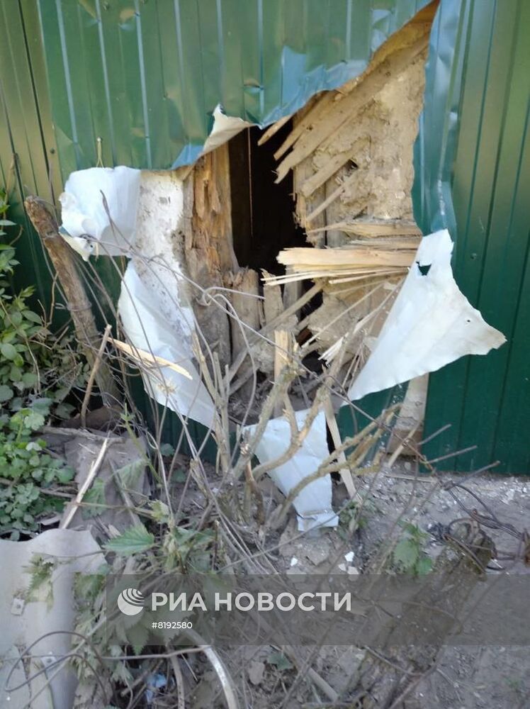 Украинские военные обстреляли село Алексеевка в Курской области