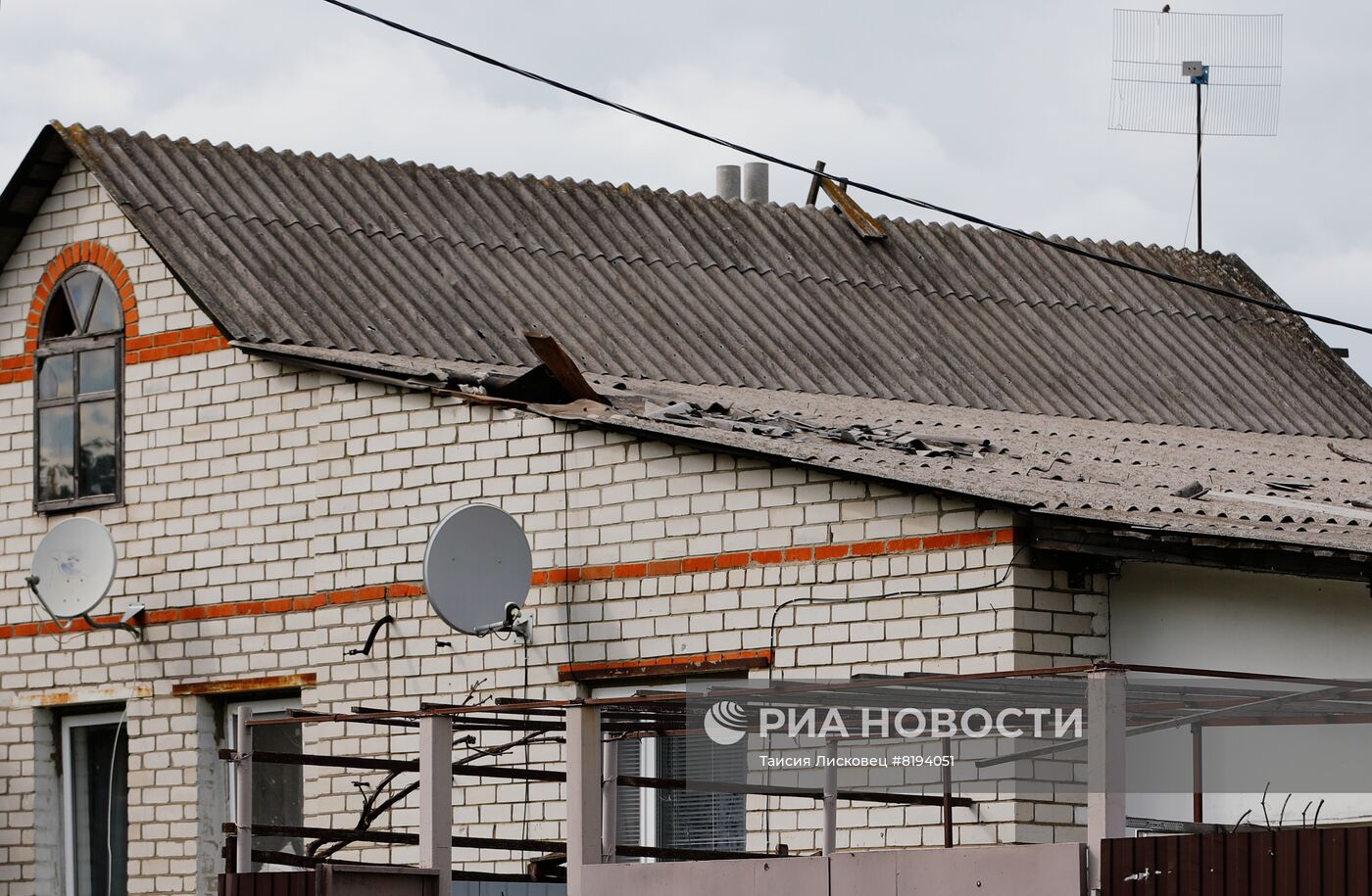 Обстрелы сел в Белгородской области