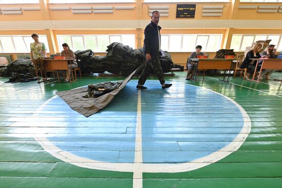 Резервисты прибыли в Брестскую область на сборы территориальных войск Беларуси