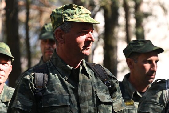 Резервисты прибыли в Брестскую область на сборы территориальных войск Беларуси