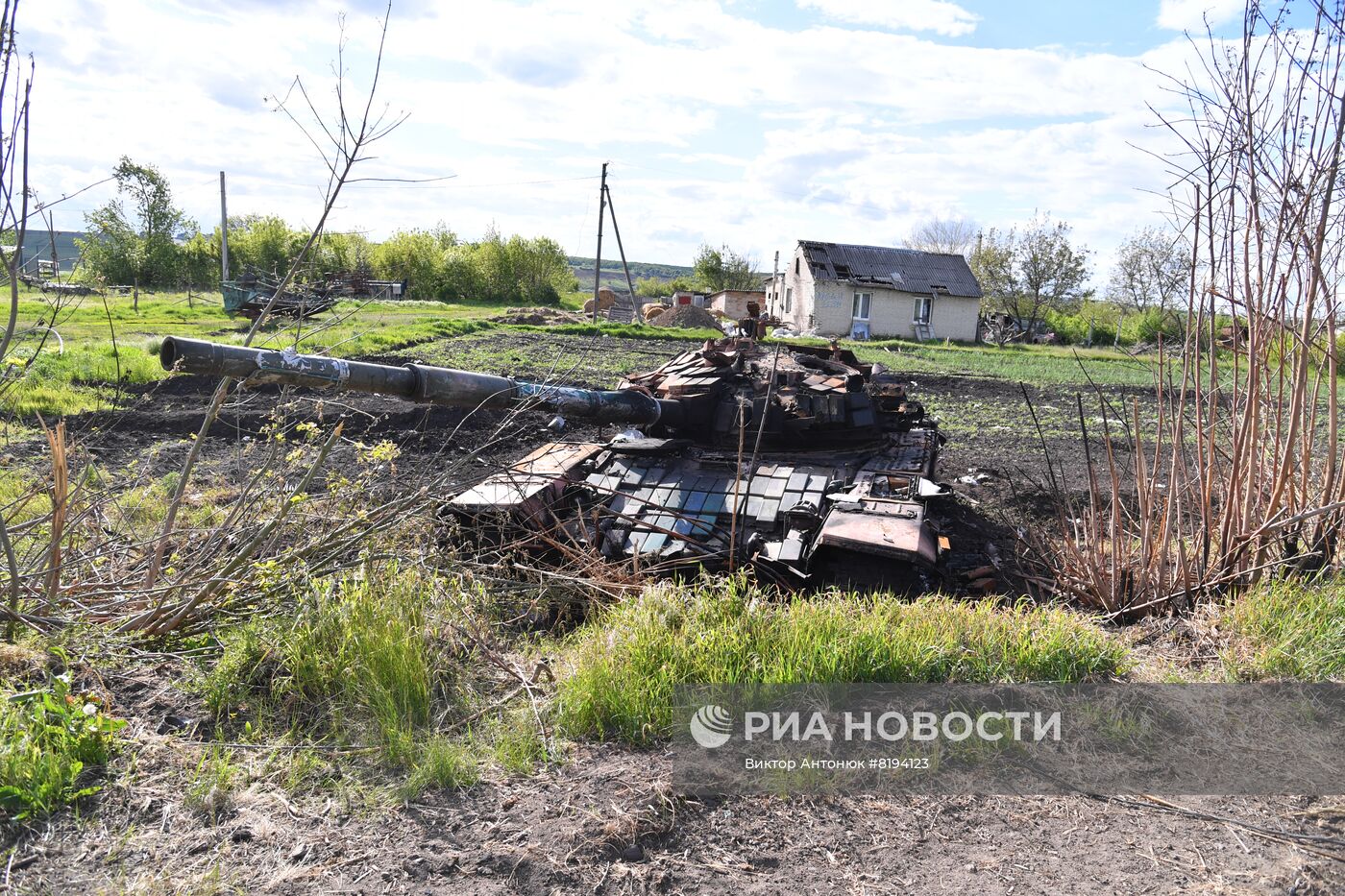 Населенные пункты Цуповка и Казачья Лопань в Харьковской области