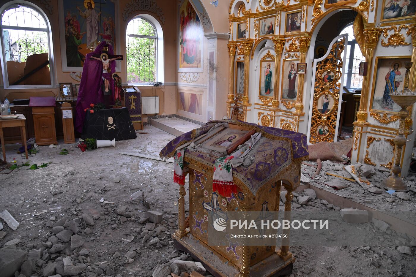 Населенные пункты Цуповка и Казачья Лопань в Харьковской области