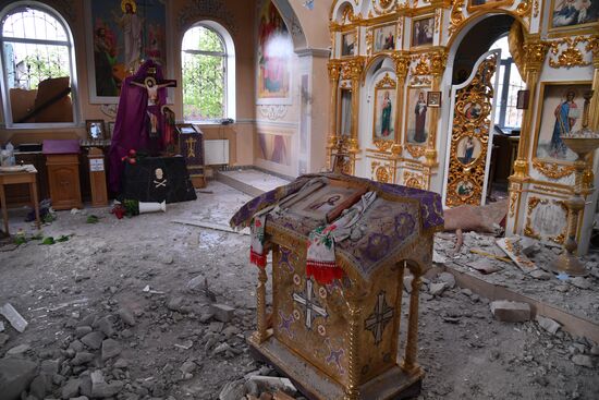 Населенные пункты Цуповка и Казачья Лопань в Харьковской области