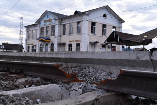 Населенные пункты Цуповка и Казачья Лопань в Харьковской области