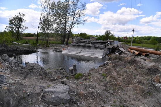 Населенные пункты Цуповка и Казачья Лопань в Харьковской области