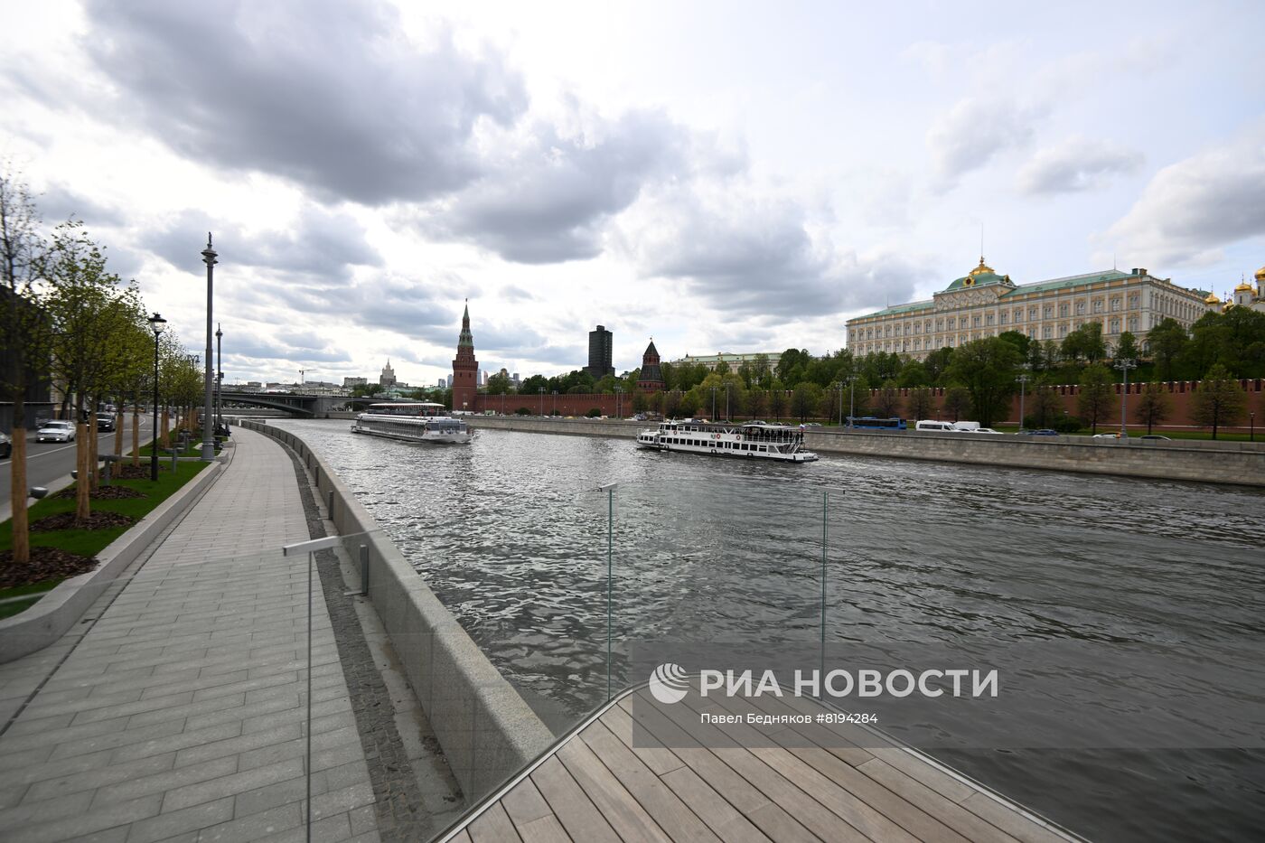 Остров Балчуг после работ по благоустройству