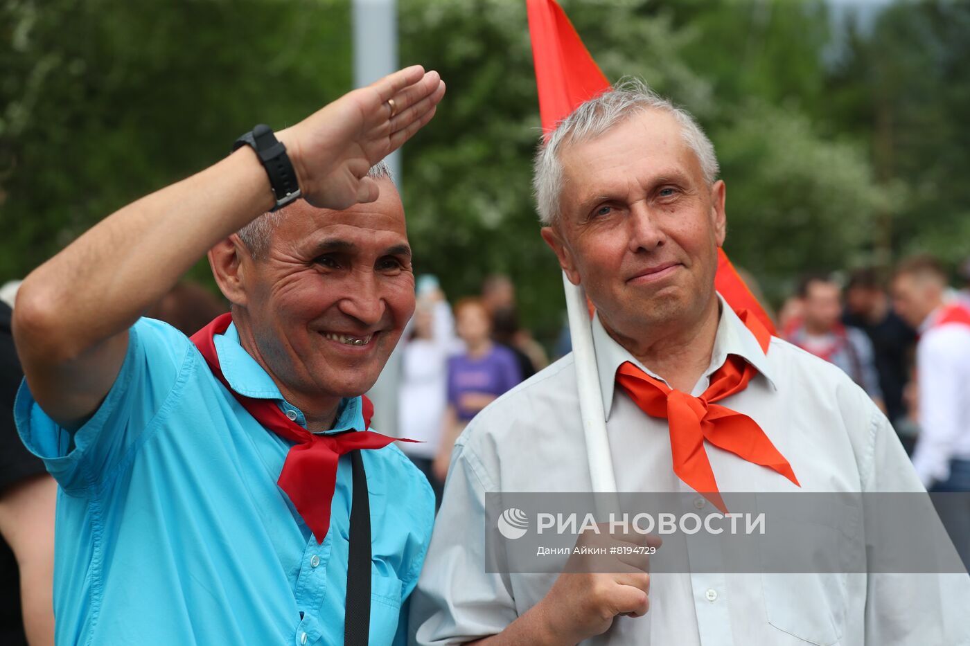 Празднование 100-летия пионерской организации