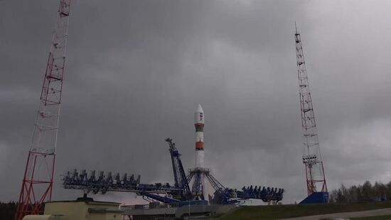 Запуск ракеты РН "Союз-2.1а" с космодрома Плесецк