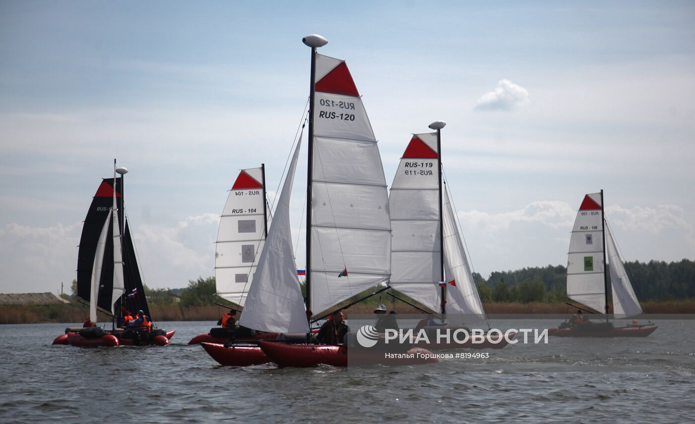 Фестиваль парусного спорта ВОИ в Тюмени