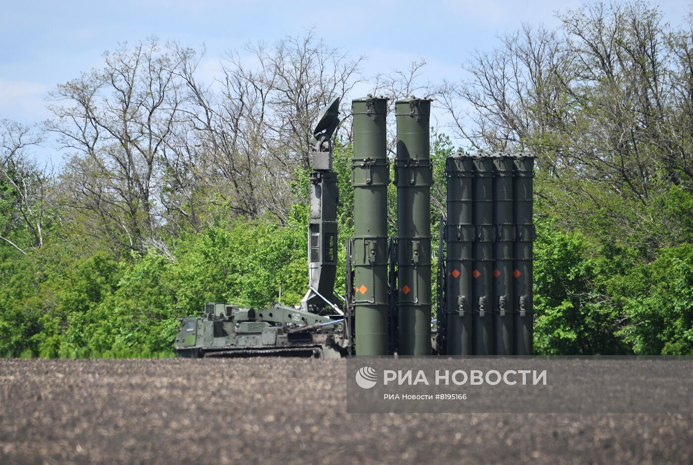 Работа зенитно-ракетной системы ПВО С-300В4 на Харьковском направлении