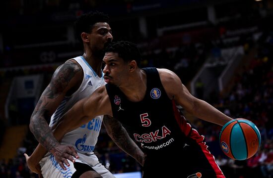 Баскетбол. Единая лига ВТБ. Матч ЦСКА - "Зенит"