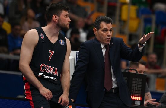 Баскетбол. Единая лига ВТБ. Матч ЦСКА - "Зенит"