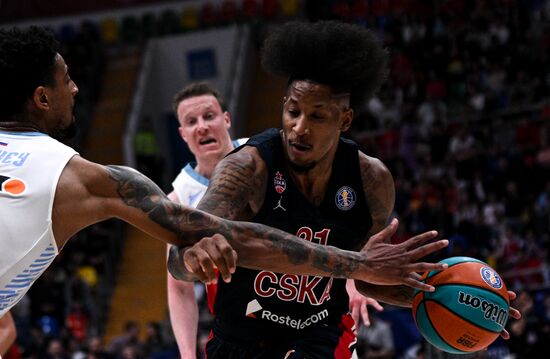 Баскетбол. Единая лига ВТБ. Матч ЦСКА - "Зенит"