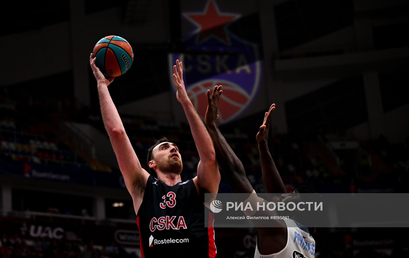 Баскетбол. Единая лига ВТБ. Матч ЦСКА - "Зенит"