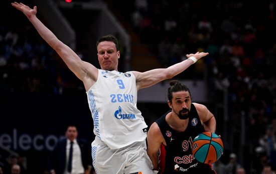 Баскетбол. Единая лига ВТБ. Матч ЦСКА - "Зенит"