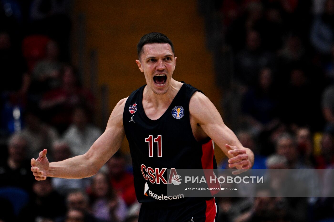 Баскетбол. Единая лига ВТБ. Матч ЦСКА - "Зенит"