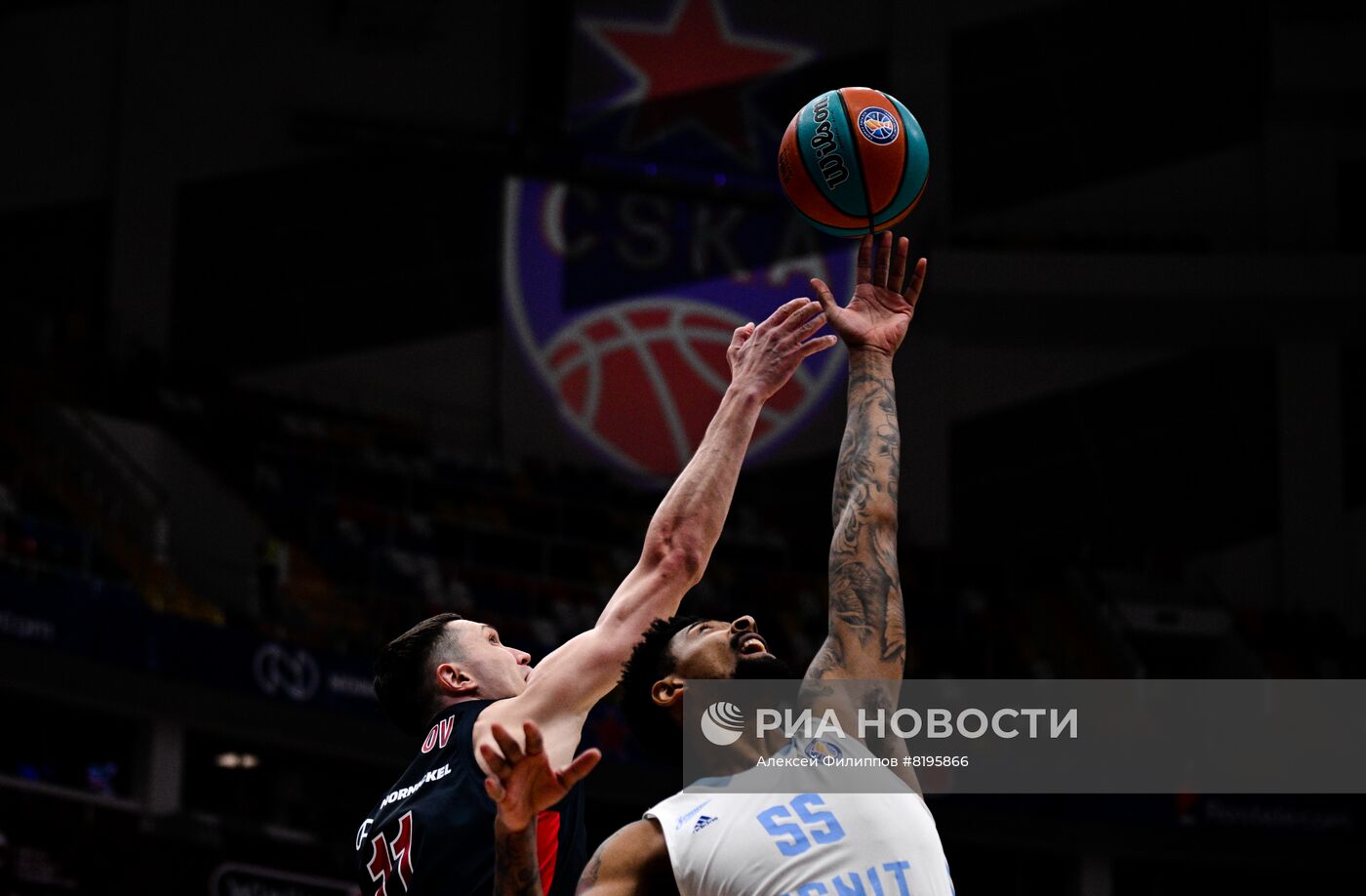 Баскетбол. Единая лига ВТБ. Матч ЦСКА - "Зенит"