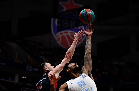 Баскетбол. Единая лига ВТБ. Матч ЦСКА - "Зенит"