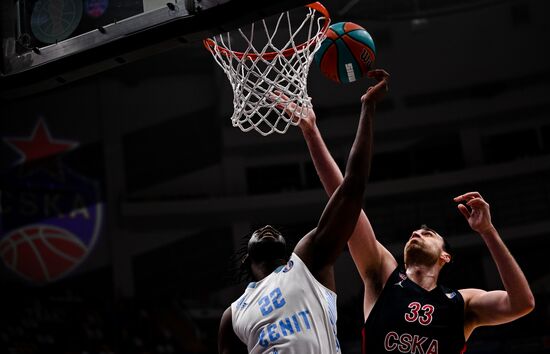 Баскетбол. Единая лига ВТБ. Матч ЦСКА - "Зенит"