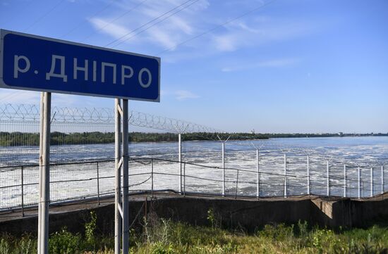 Каховская гидроэлектростанция в Херсонской области