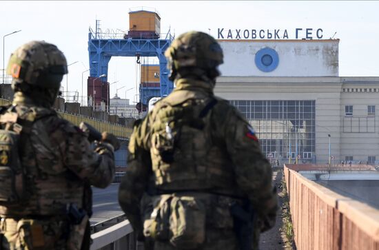 Каховская гидроэлектростанция в Херсонской области