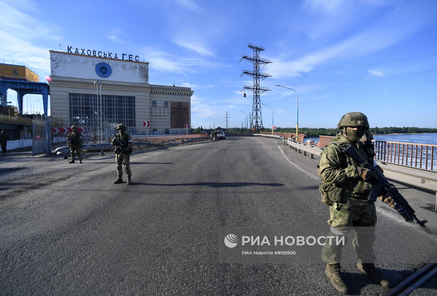 Каховская гидроэлектростанция в Херсонской области