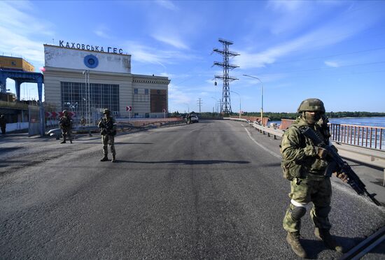 Каховская гидроэлектростанция в Херсонской области