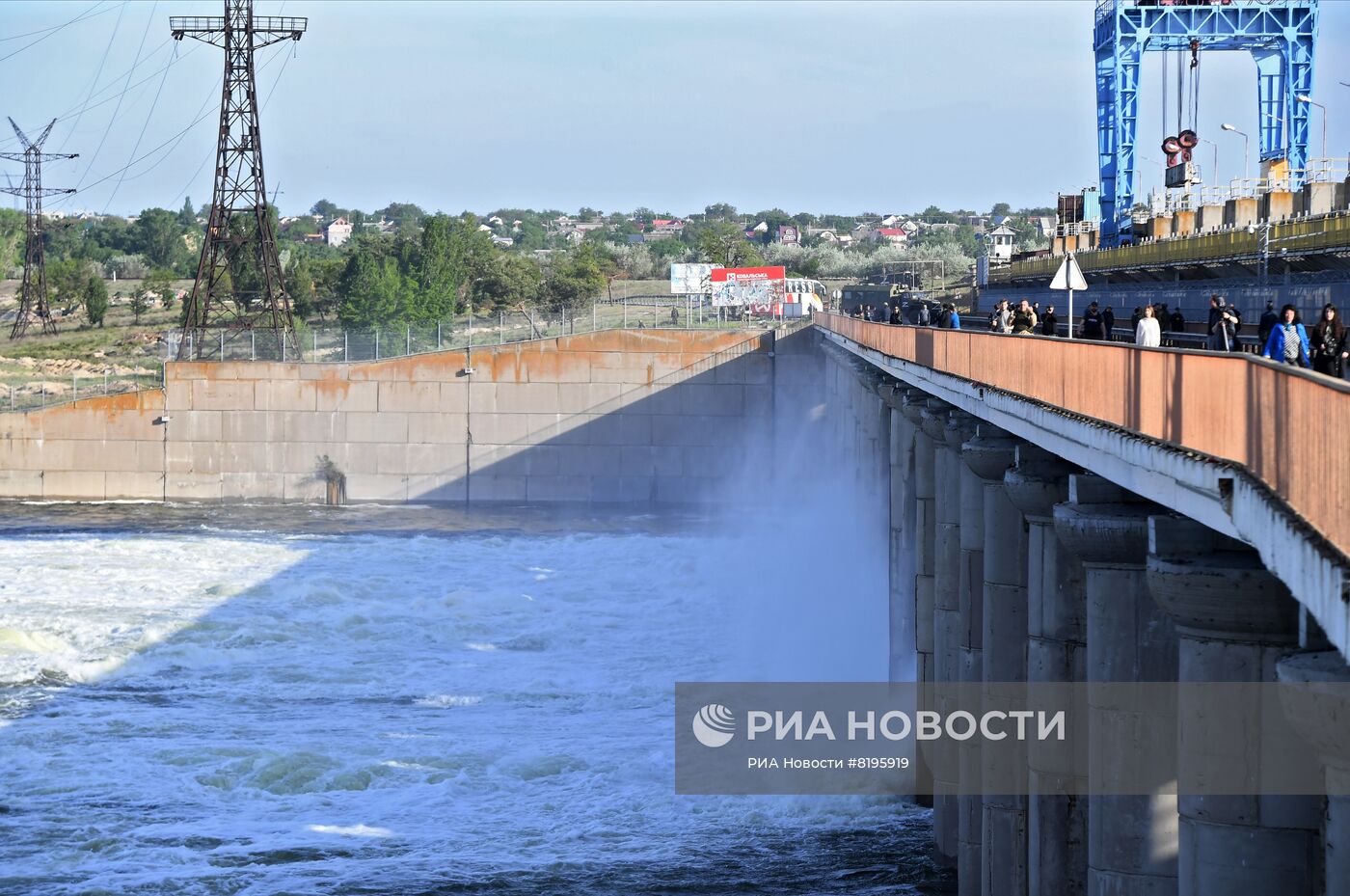 Каховская гидроэлектростанция в Херсонской области