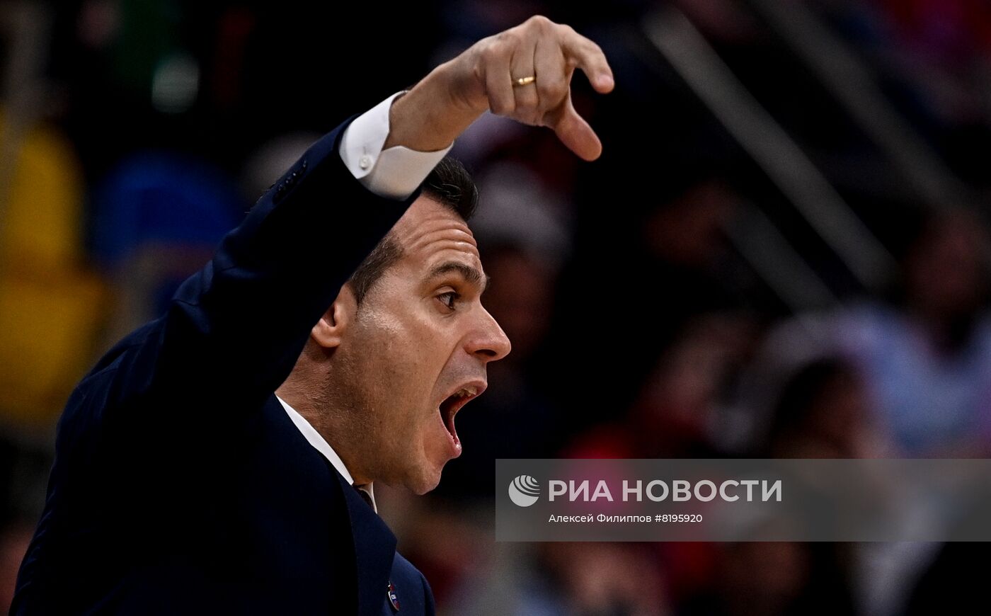 Баскетбол. Единая лига ВТБ. Матч ЦСКА - "Зенит"