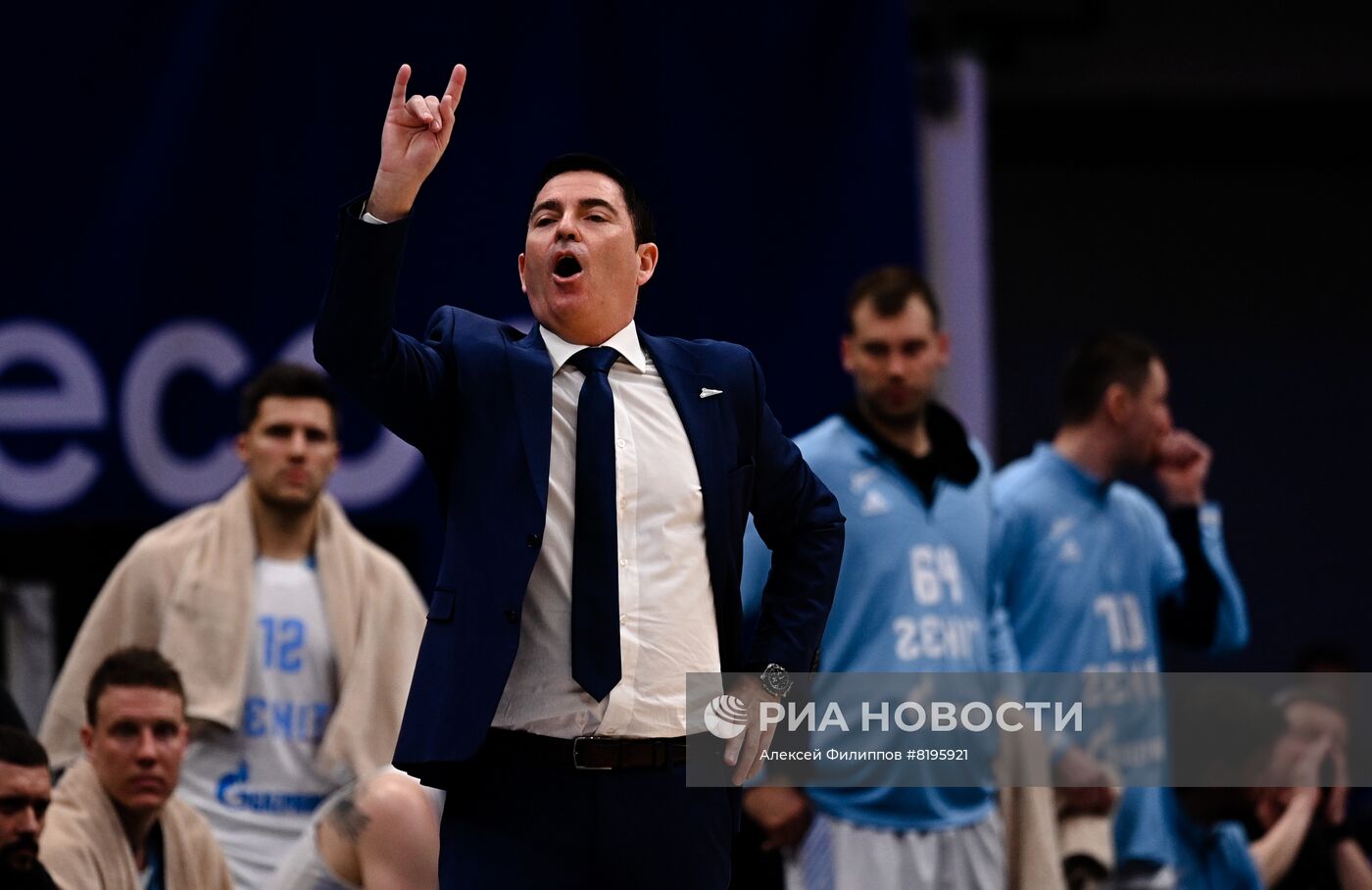 Баскетбол. Единая лига ВТБ. Матч ЦСКА - "Зенит"