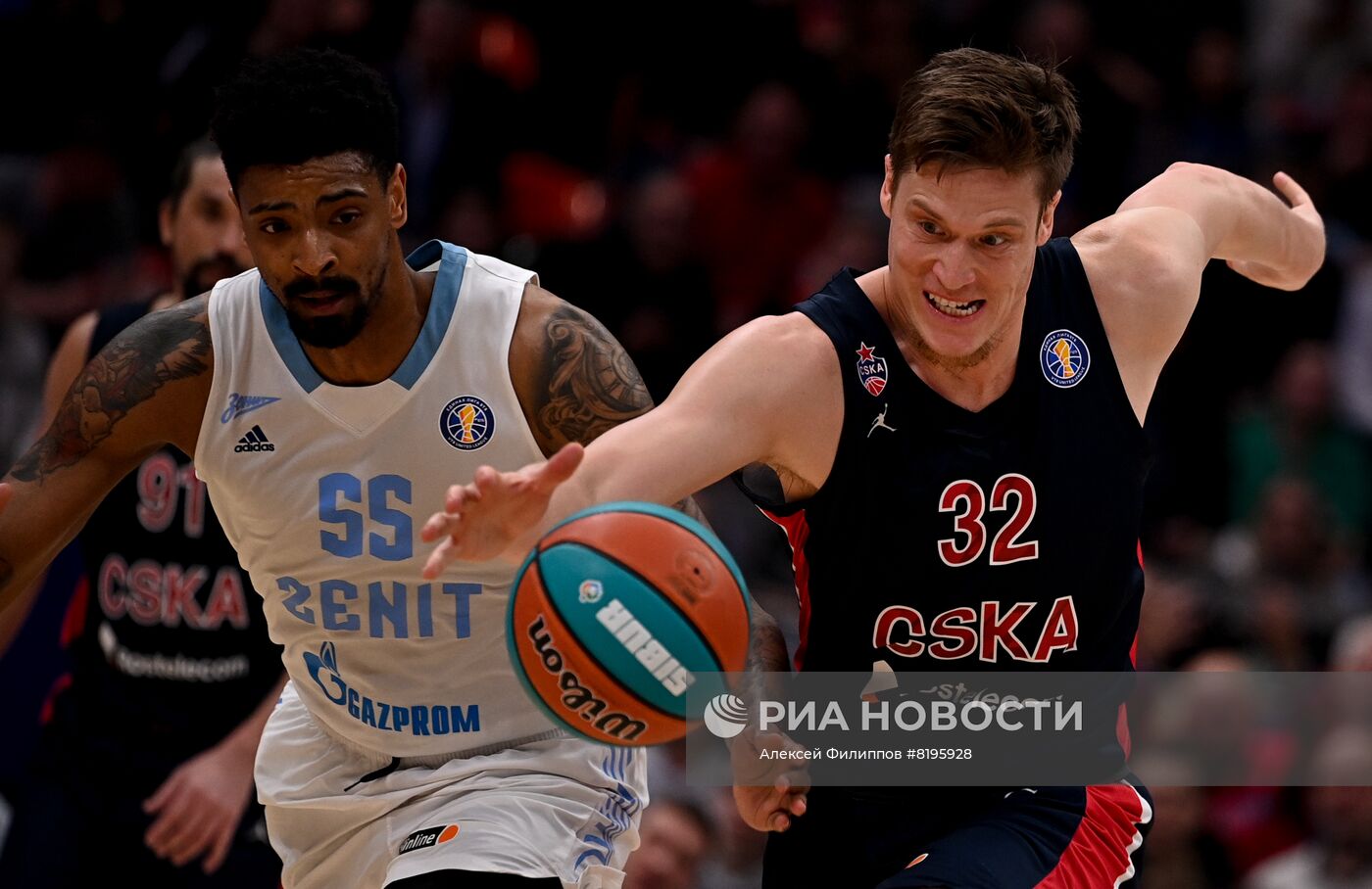 Баскетбол. Единая лига ВТБ. Матч ЦСКА - "Зенит"