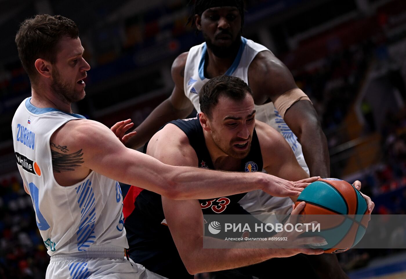 Баскетбол. Единая лига ВТБ. Матч ЦСКА - "Зенит"