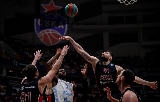 Баскетбол. Единая лига ВТБ. Матч ЦСКА - "Зенит"