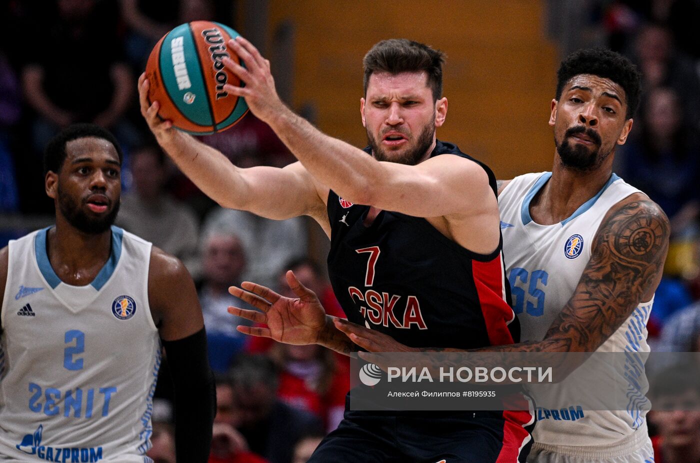 Баскетбол. Единая лига ВТБ. Матч ЦСКА - "Зенит"