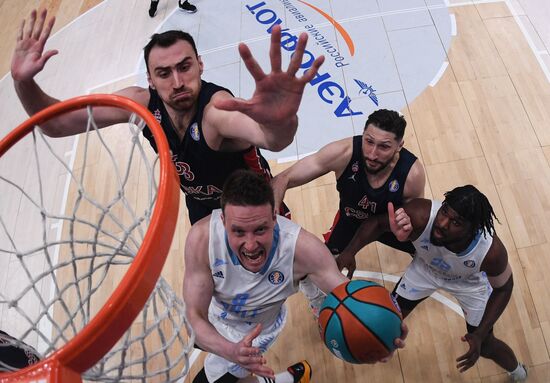 Баскетбол. Единая лига ВТБ. Матч ЦСКА - "Зенит"