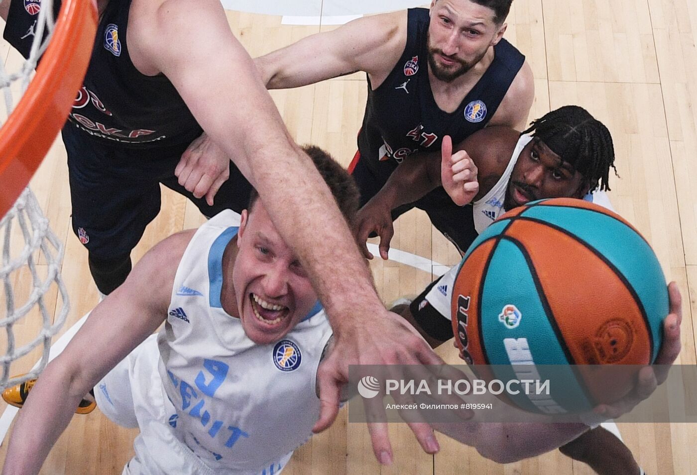 Баскетбол. Единая лига ВТБ. Матч ЦСКА - "Зенит"