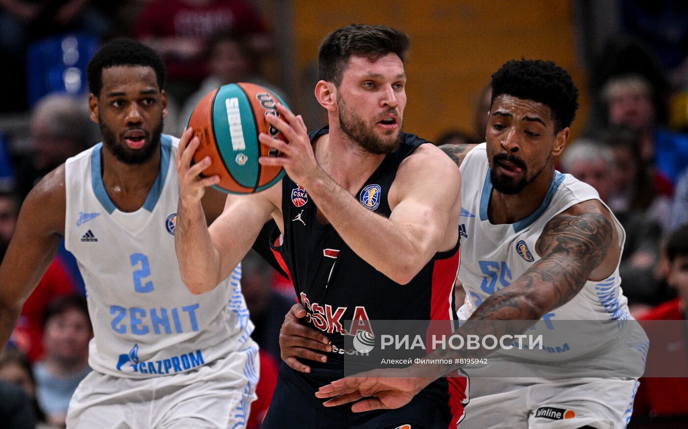 Баскетбол. Единая лига ВТБ. Матч ЦСКА - "Зенит"