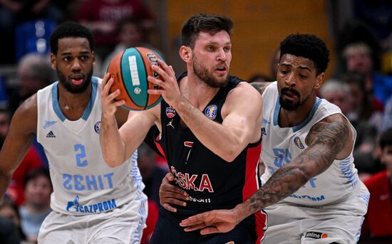 Баскетбол. Единая лига ВТБ. Матч ЦСКА - "Зенит"