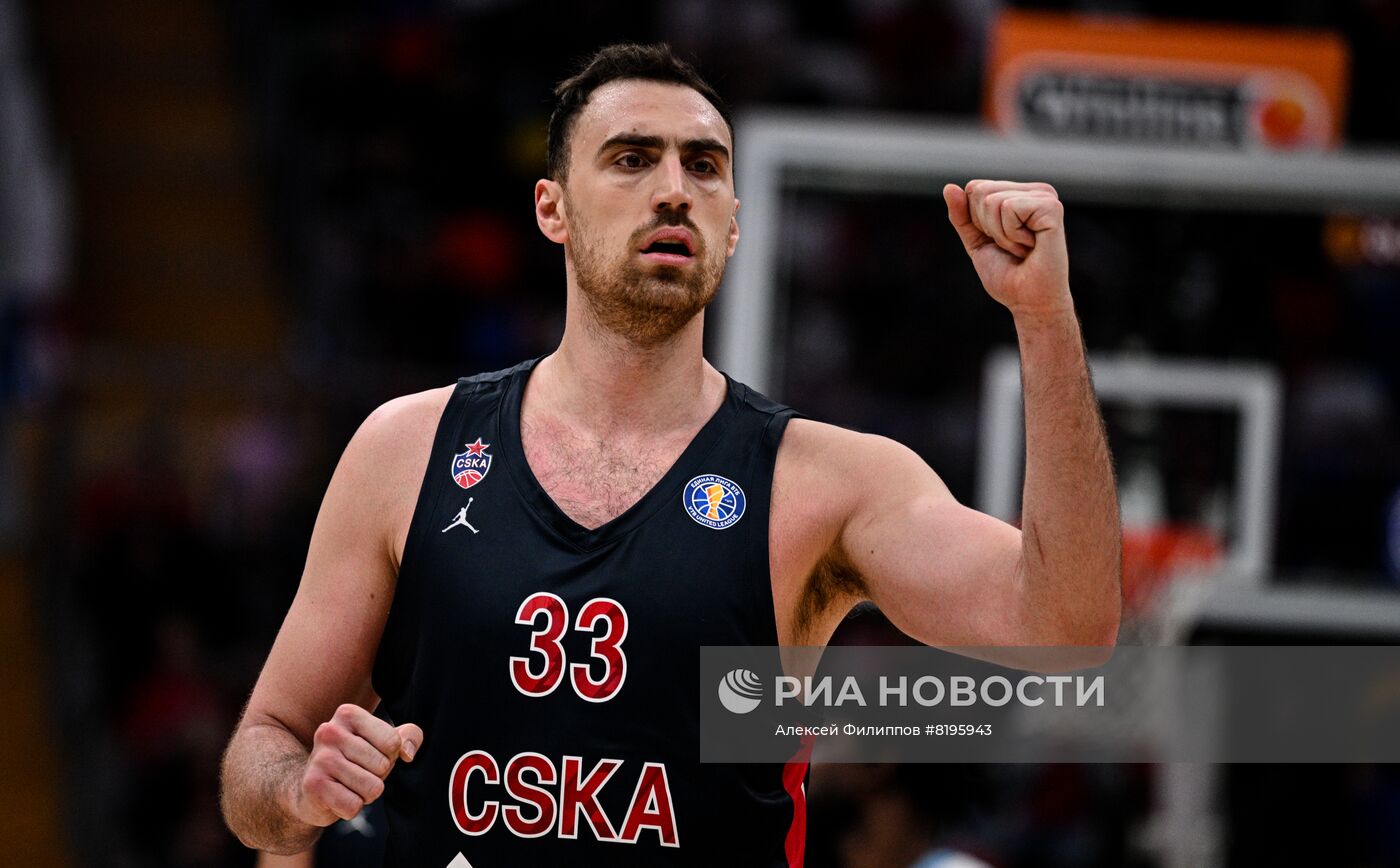 Баскетбол. Единая лига ВТБ. Матч ЦСКА - "Зенит"