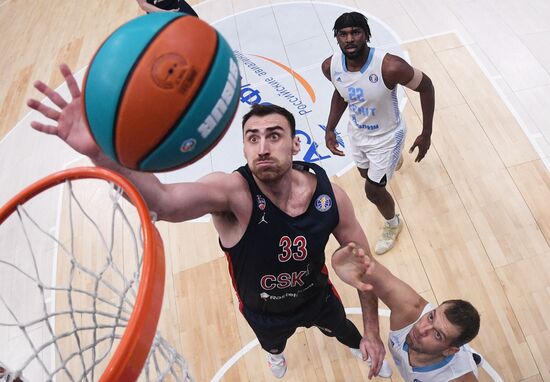 Баскетбол. Единая лига ВТБ. Матч ЦСКА - "Зенит"