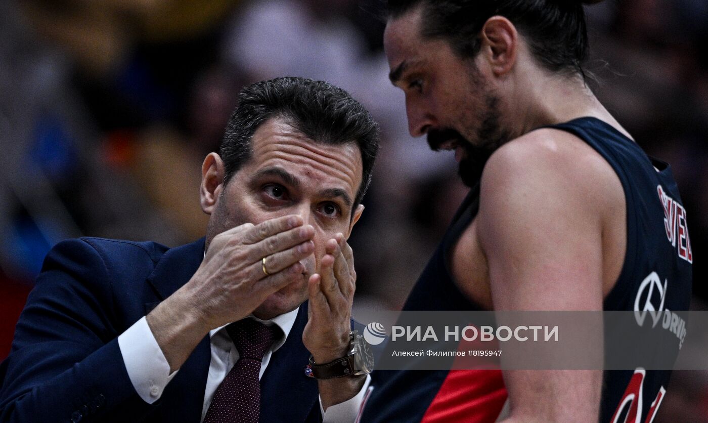 Баскетбол. Единая лига ВТБ. Матч ЦСКА - "Зенит"