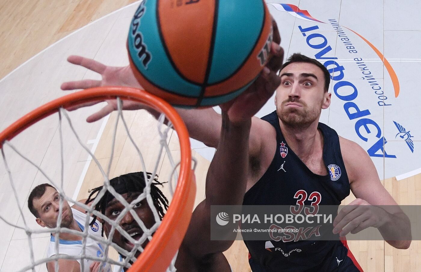 Баскетбол. Единая лига ВТБ. Матч ЦСКА - "Зенит"