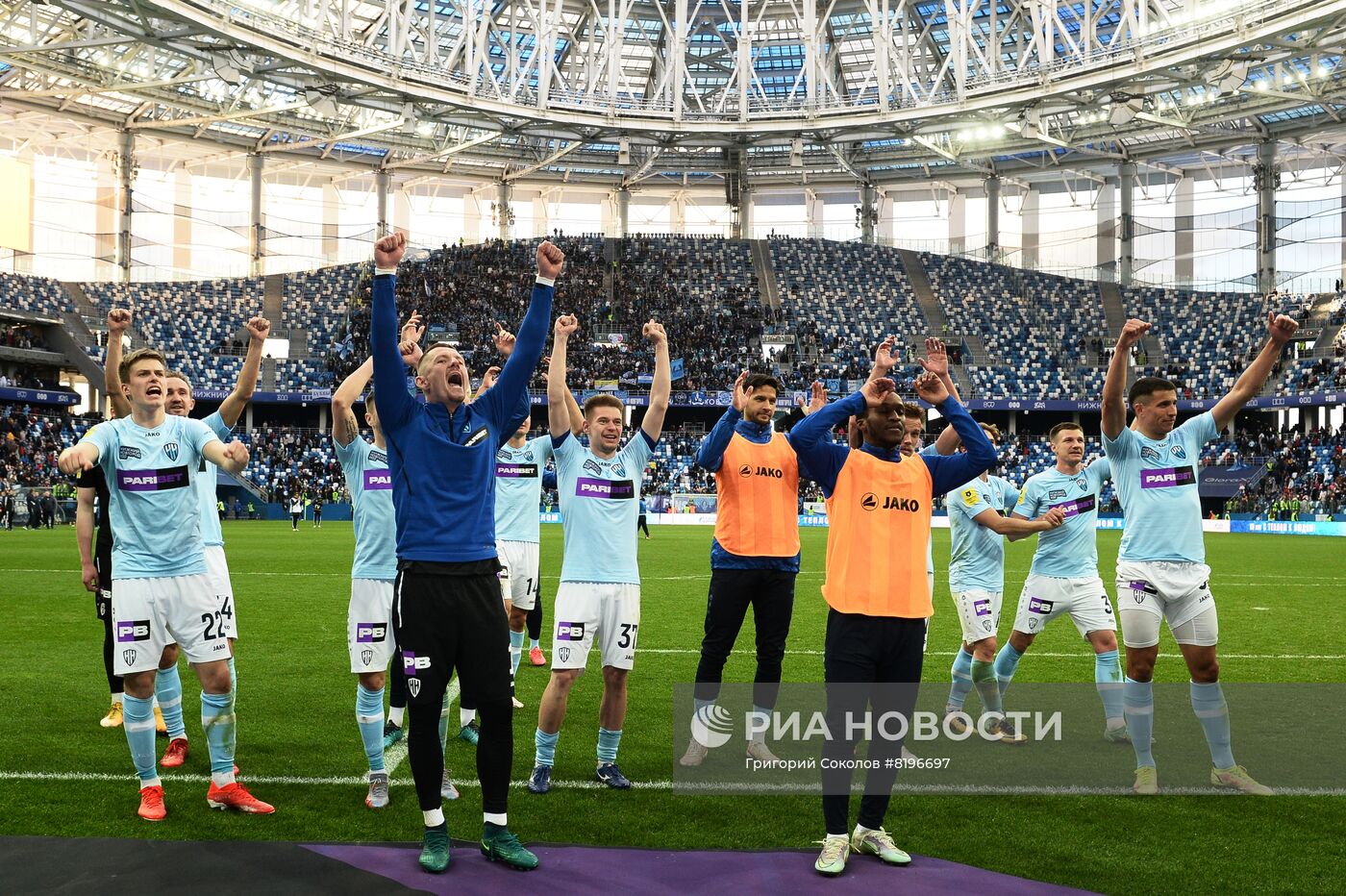 Футбол. РПЛ. Матч "Нижний Новгород" - "Зенит"