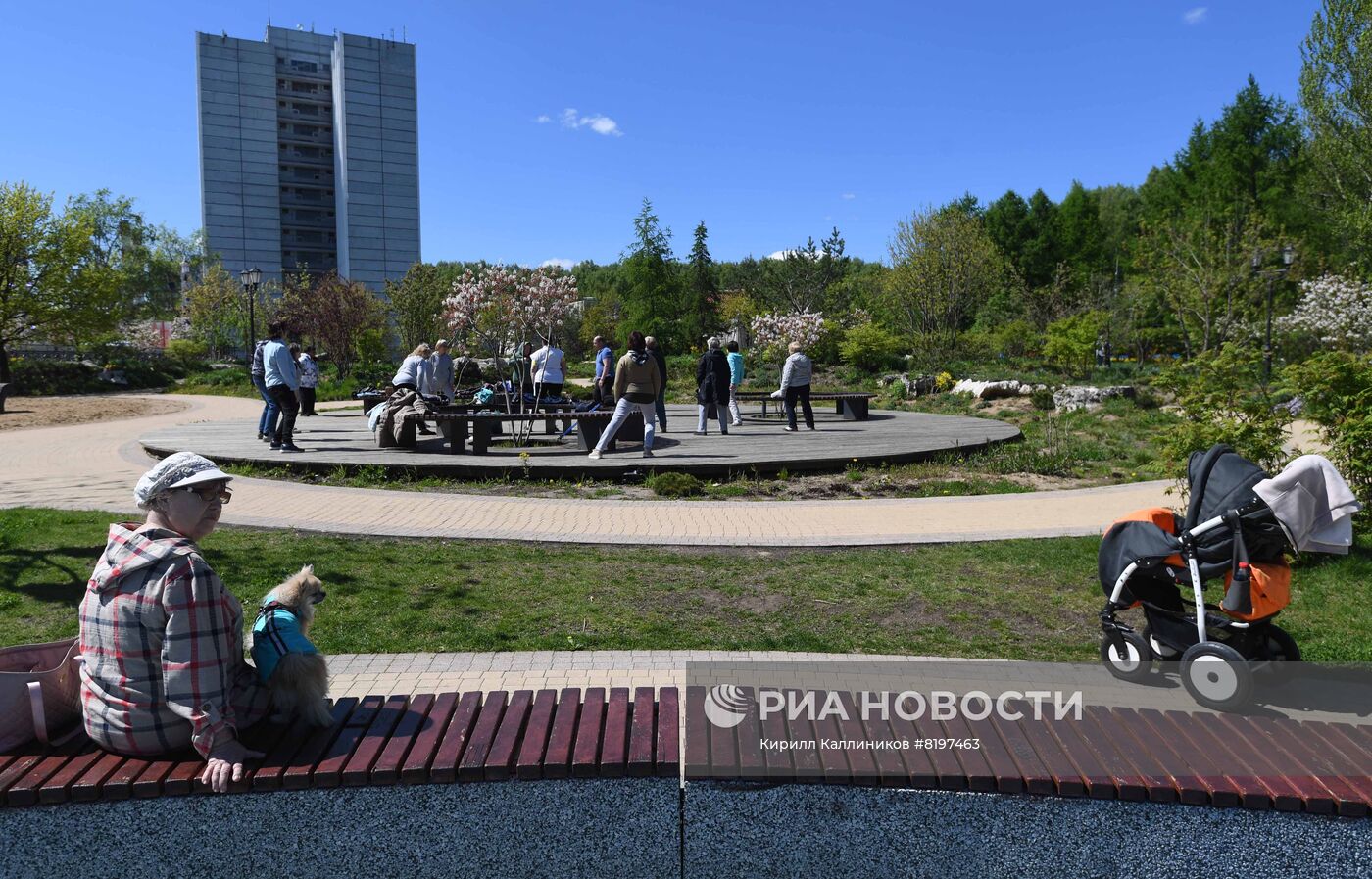 Благоустроенные зоны у воды в парках Москвы