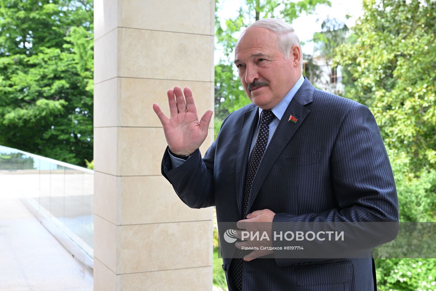 Переговоры президента РФ В. Путина с президентом Белоруссии А. Лукашенко