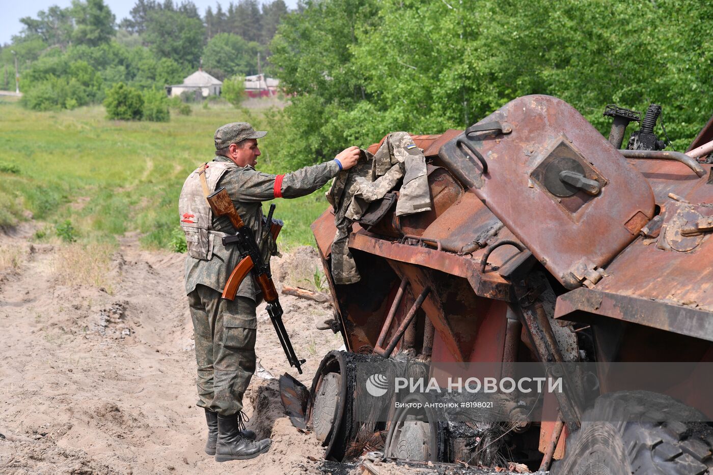 Села на освобожденной территории в Донецкой области